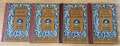 McGuffey's Eclectic Readers Revised Edition 4 Book Set Primer To Third • $29.99