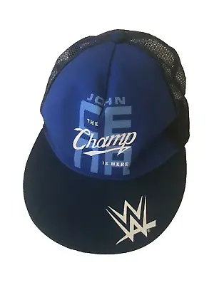 WWE John Cena (The Champ Is Here) Blue Snapback Style Cap • $31.50