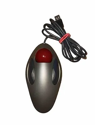 Logitech T-BC21 Trackman Marble Mouse Silver Trackball Tested • $35
