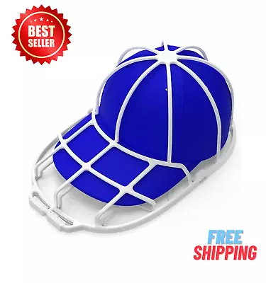 Hat Washer Baseball Cap Cleaner Machine Washing Cage Holder Frame Net BL • $7.55