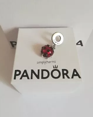 Red Ladybird Dangle Pandora Charm 792571C01 • £16.99