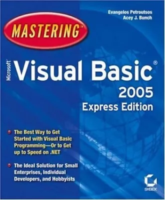 Mastering Microsoft Visual Basic 2005 Exp... By Bunch Acey Paperback / Softback • $11.98