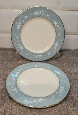 2 X Royal Doulton Reflection TC1008  Breakfast Snack  Lunch Plate 9  B • £8.99