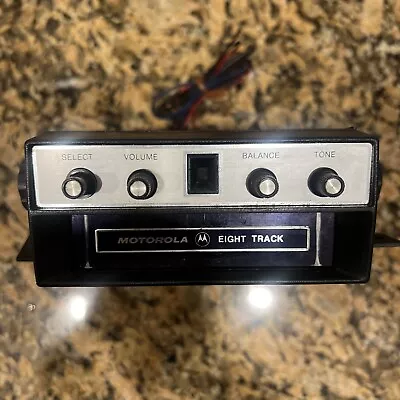 Vintage Motorola Automotive 8-Track Player TM213S1 • $9.99