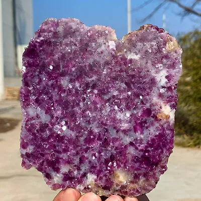 395G Natural Lepidolite Slab CrystalSpecimen Healing - Museum Grade • $15.50