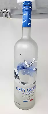 Large Grey Goose Vodka Display Glass Bottle France 450cl 4.5 Liter 22.5  READ • $65