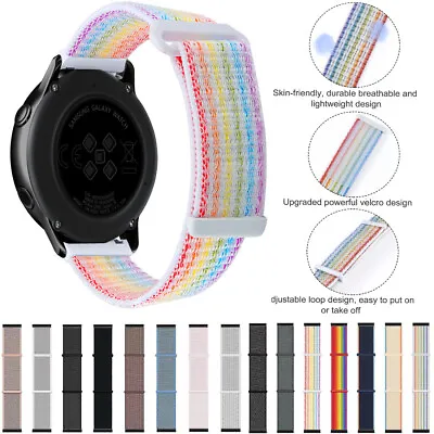 For Samsung Galaxy Watch 46mm/Gear S3 Frontier Nylon Sport Strap Watch Band 22mm • $8.79