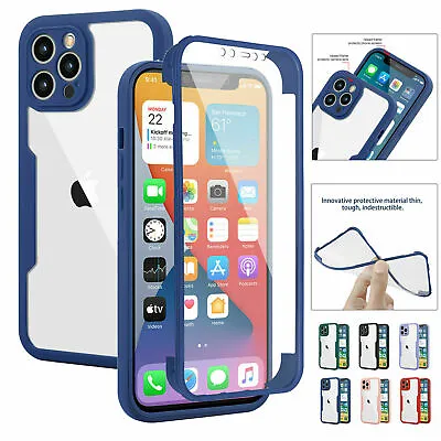 Shockproof 360 Full Body Case Cover For IPhone 15 14 13 12 11 Pro Max XR XS Max  • £4.79
