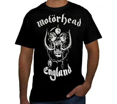 MOTORHEAD ENGLAND WAR PIG W PUNK ROCK Black T Shirt • $11.99