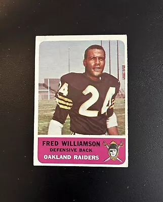 1962 Fleer Football #74 Fred Williamson Ex • $30