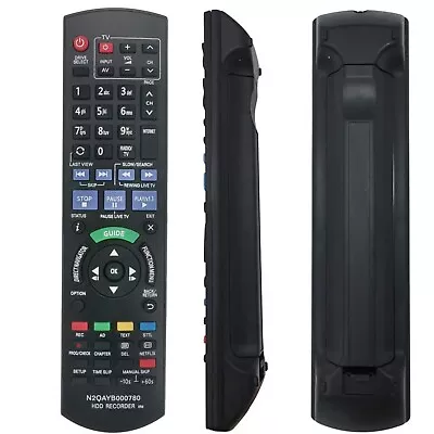 New N2QAYB000780 Remote Control Fit For Panasonic DVD Recorder DMR-HW120EBK • £7.74