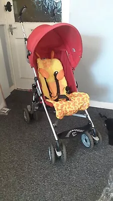 £54.99 • Buy Mothercare Chicco Ct 0.6 Pushchair Pram Compact Small Colourful Rain Covers