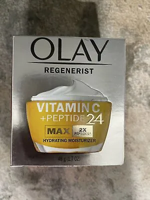 $31.74 • Buy Olay Regenerist Vitamin C +Peptide 24 Max 2x Peptides Hydrating Moisturizer1.7oz