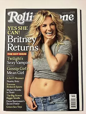 Rolling Stone Magazine #1067 2009 Britney Spears Sexy Vampire Mickey Rourke NM • $7.99