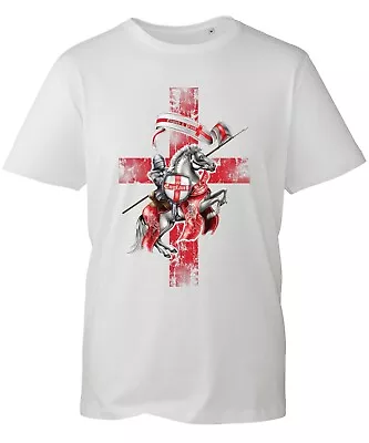£8.99 • Buy England Knight & Horse St George's Proud T-Shirt, St. George's Day Unisex Top