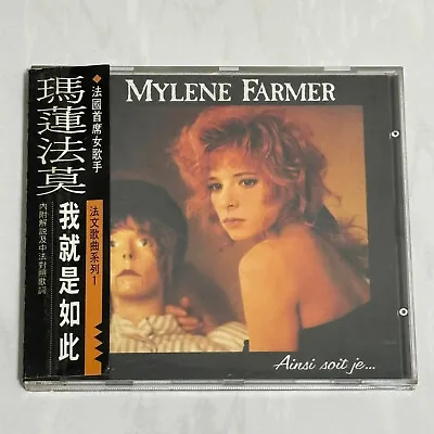 Mylene Mylène Farmer 1988 Ainsi Soit Je Taiwan OBI CD Album With Promo Insert • $249.99