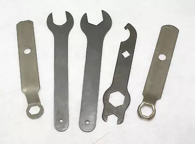 Vintage Bicycle Hub Wrenches (Set Of 5) • $1