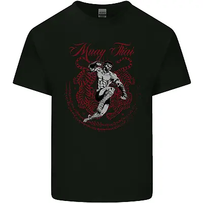 Muay Thai Tiger Warrior MMA Martial Arts Mens Cotton T-Shirt Tee Top • £11.75