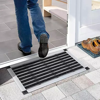 Nicoman Aluminium Barrier Dirt-Trapper Door Mat Metal Scrape DoormatSlatted • £55.19