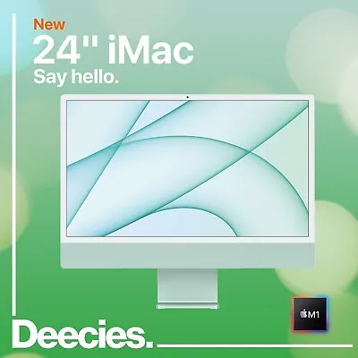 £1229 • Buy Apple IMac M1 24-inch 4.5k Retina 8c/7c 8gb RAM 256gb SSD  Mac NEW | In GREEN