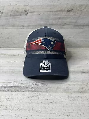 New England Patriots 47 Brand MVP Adjustable Hat  Cap BLUE NFL - NWT! • $24.99