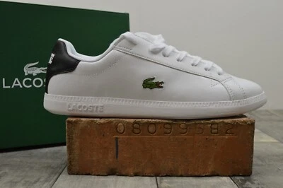 £44.99 • Buy Men's Lacoste White Graduate Trainers UK 8 EU 42 RRP £75