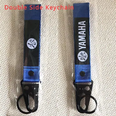 Double Side Keychain For Yamaha Metal Backpack Key Ring Hook Strap Lanyard Nylon • $9.49