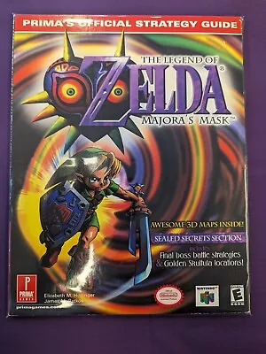 Legend Of Zelda Majora's Mask N64 - Prima's Official Strategy Guide VGC • $120