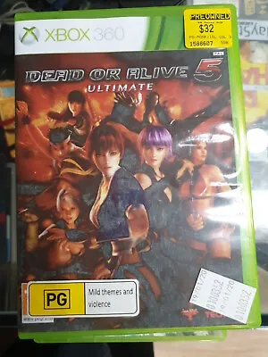 Dead Or Alive 5 Ultimate Xbox 360 • $199.55