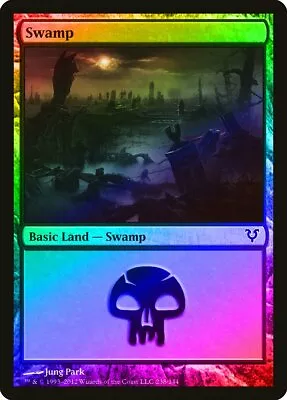 Swamp (238) FOIL Avacyn Restored HEAVILY PLD Basic Land MAGIC MTG CARD ABUGames • $3.65