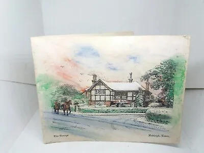 The Grange Hadleigh Essex Used Christmas Greetings Card 1974  165 X 128mm • £6.74