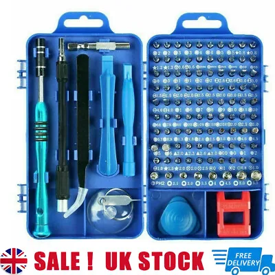 115 In 1 Multi Small Precision Screwdriver Set Bits For Phone PC Repair Tool Kit • £9.89