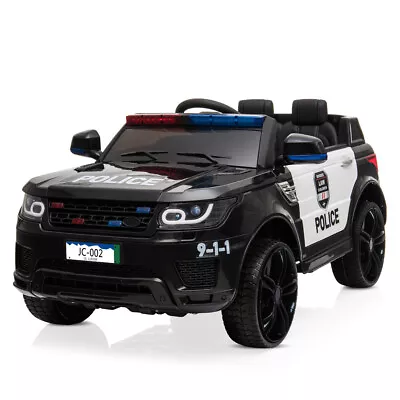 $284.99 • Buy 12 V Kids Police Ride On Car Electric Cars Remote Control LED Flashing Light N6