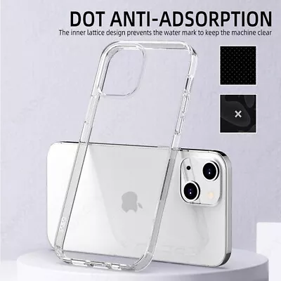 Clear TPU Soft Case For IPhone 15  14 13 12 11 Pro Max 8 7 Plus XS XR Back Cover • $3.99