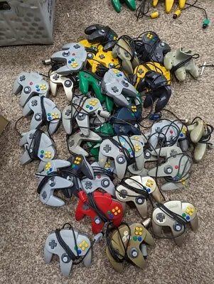 Loose Stick Official Nintendo 64 Controller OEM N64 Random Color Fully Working • $16.99