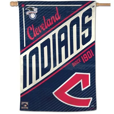 Cleveland Indians 28 X40  Cooperstown Collection House Flag Or Wall Banner  • $24.79