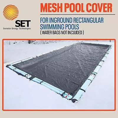 SunSolar Energy Technologies - InGround Rectangular MESH Winter Pool Cover • $75.78