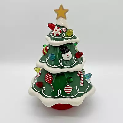 Hallmark HMK Ceramic Musical Gumdrop Light-Up Christmas Tree 10.5  (NO ROTATION) • $29.95