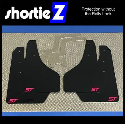 £64.95 • Buy *ShortieZ Mud Flaps Kit To Fit Ford Focus Mk4 ST, ST-Line Black 4mm Gloss PVC HP