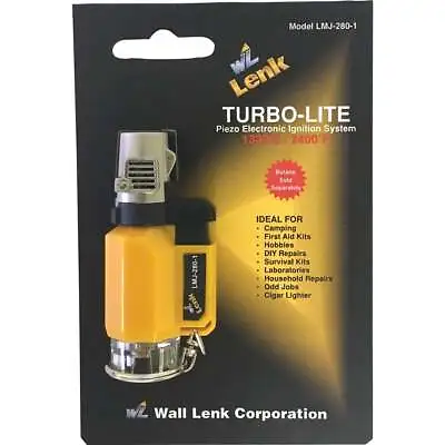 Wall Lenk Turbo-Lite Butane Micro Torch LMJ-280 Wall Lenk LMJ-280 048491400268 • $20.63