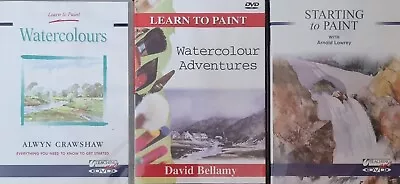 Alwyn Crawshaw David Bellamy Arnold Lowrey Watercolour Dvds • £15