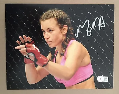 Miesha Cupcake Tate Signed 8x10 Photo. Beckett BAS COA UFC MMA. A58 • $74.99