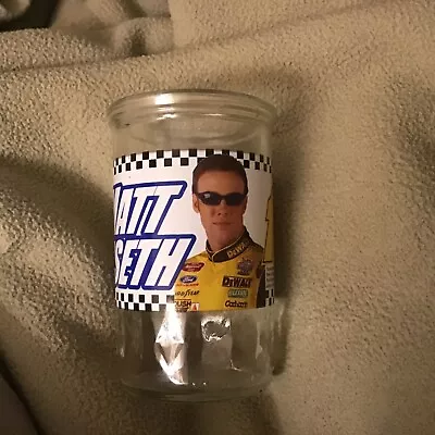 NASCAR Matt Kenseth #17 Kraft DeWALT 2003 Commemorative Jar Drinking Glass RARE • $5.99