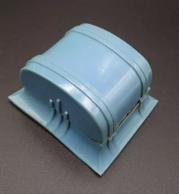 VINTAGE ART DECO RING BOX TEAL WITH REAL SILK LINING. 1920s 30s Or 40s Elegance • $22.50