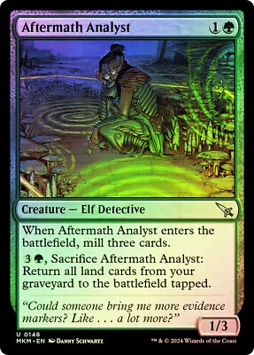 MTG FOIL Aftermath Analyst  - Murders At Karlov Manor • $3.69