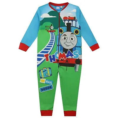 £13.99 • Buy Thomas & Friends Sleepsuit Kids Boys 18 24 Months 2-5 Years All In One Pyjama