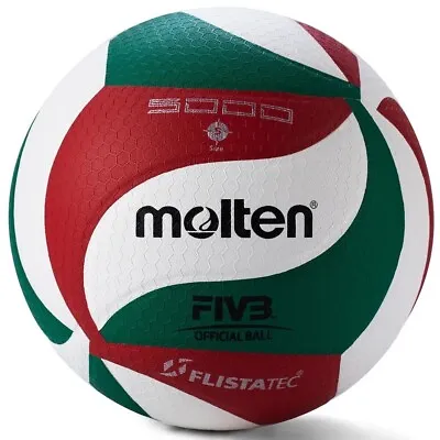 Molten FLISTATEC Volleyball Size 5 Volleyball PU Ball - Professionals Choice • $27.98