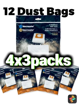 $20 • Buy New Vacmaster 4-5 Gallon Standard Vacuum Dry Dust Bags For Shop-Vac - 3-Pack