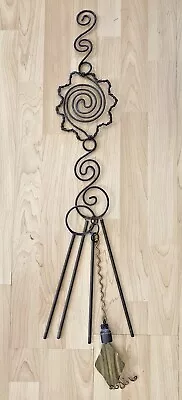 Yard Art Wind Chimes Metal Rusty Vintage Bronze Iron  • $20.67