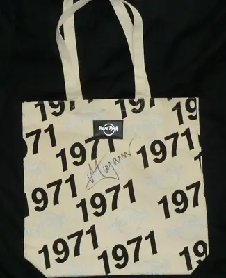 Mick Jagger Autographed  1971 Hard Rock Canvas Tote Bag • $269.99